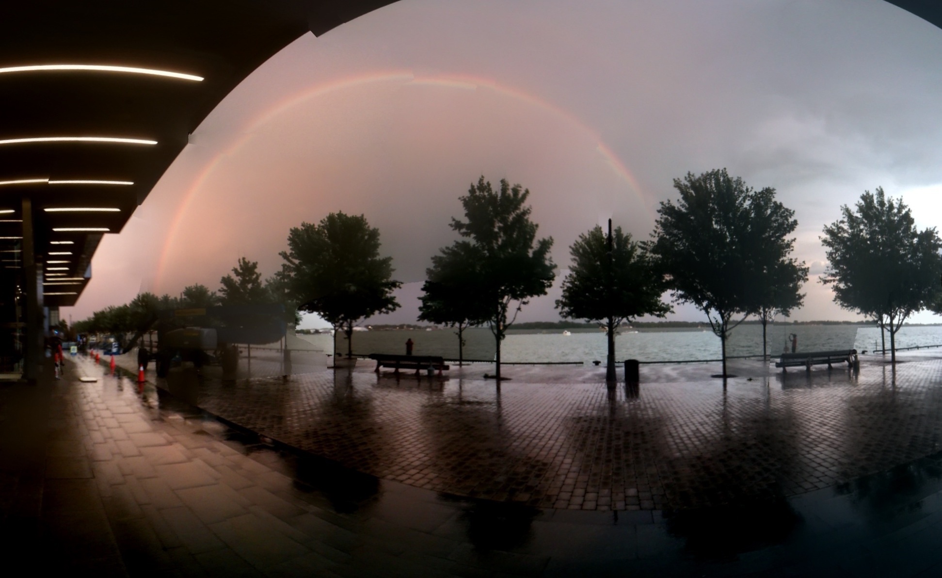Rainbow Over Toronto Harbour